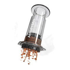 AeroPress Coffee Maker Clear Kaffeebereiter, inkl. 100 Filtern