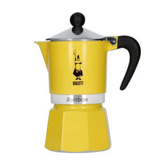 Bialetti Rainbow Espressokocher 3 Tassen, 130 ml
