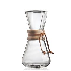 Chemex Kaffeekaraffe aus Glas für 1-3 Tassen