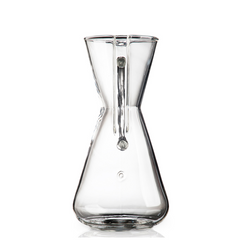 Chemex Kaffeekaraffe aus Glas mit Glasgriff für 1-3 Tassen