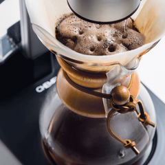 Chemex Ottomatic 2.0 Coffee Maker Filterkaffeemaschine inkl. Chemex Glaskaraffe 6 Tassen