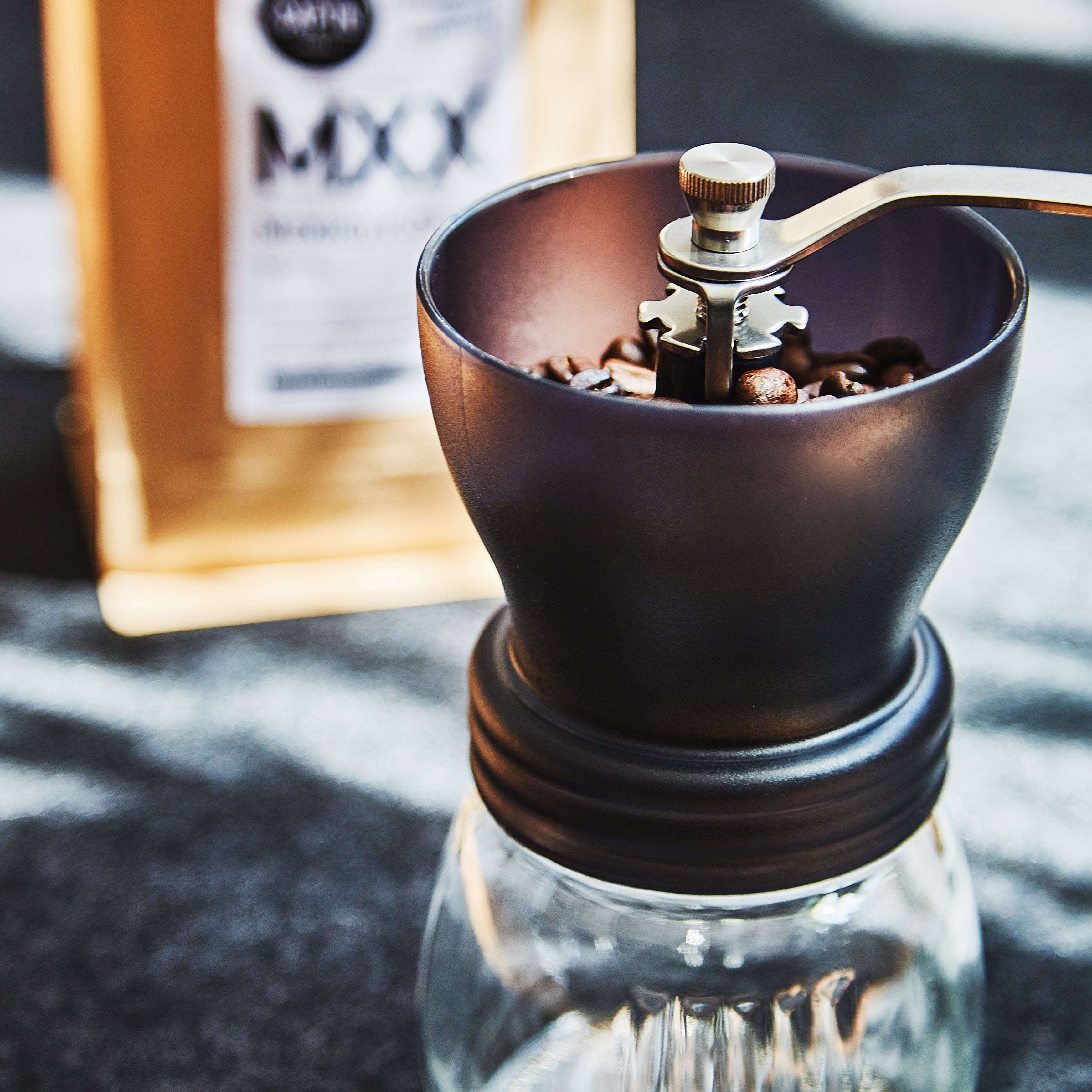 Hario Skerton PLUS Kaffeemühle, Keramikmahlwerk