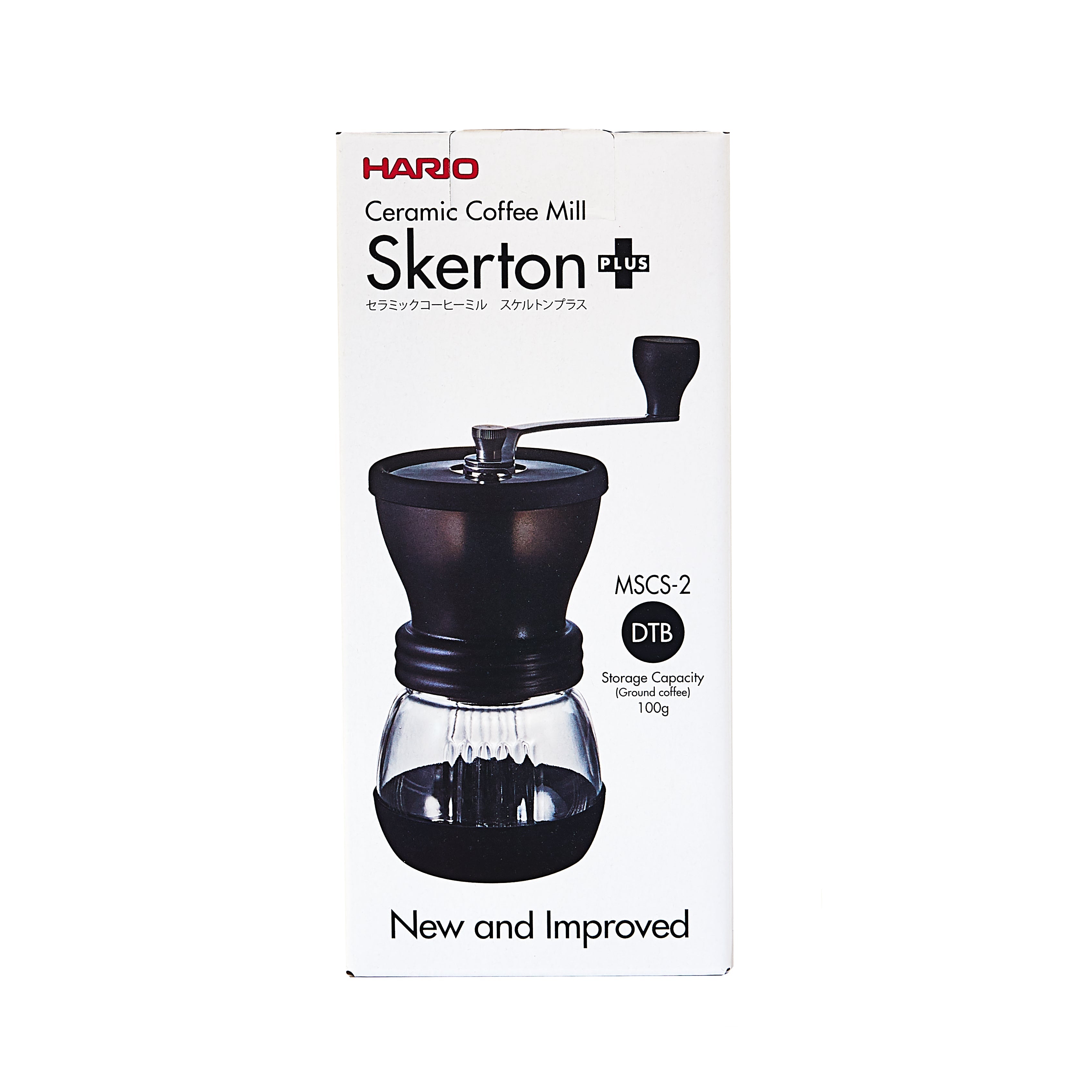 Hario Skerton PLUS Kaffeemühle, Keramikmahlwerk