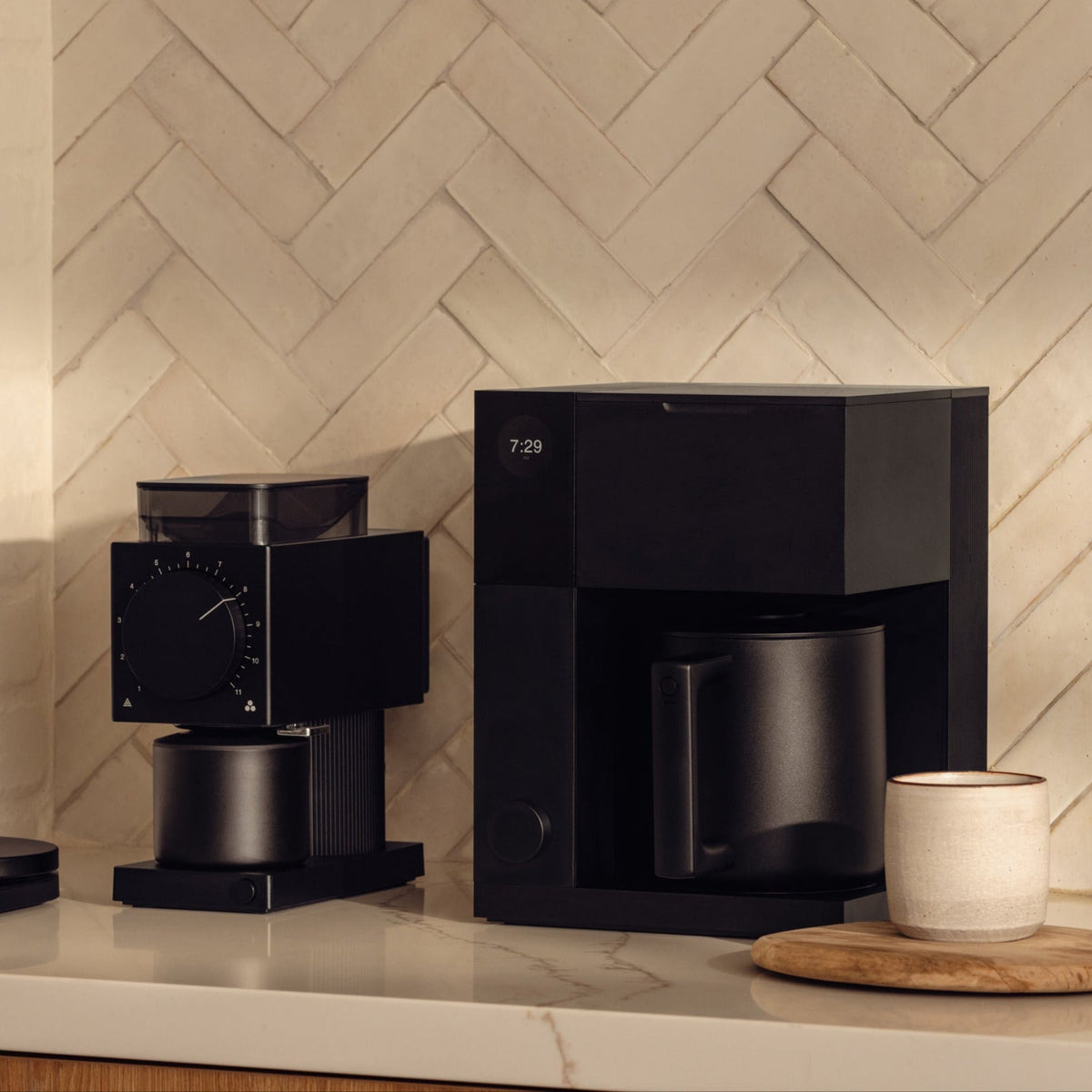 Fellow Aiden Kaffeemaschine + Ode Gen 1 Kaffeemühle Bundle mieten mtl.