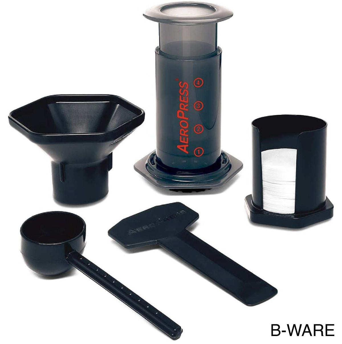 AeroPress Coffee Maker Kaffeebereiter, inkl. 350 Filtern - B-Ware (neu, unbenutzt)
