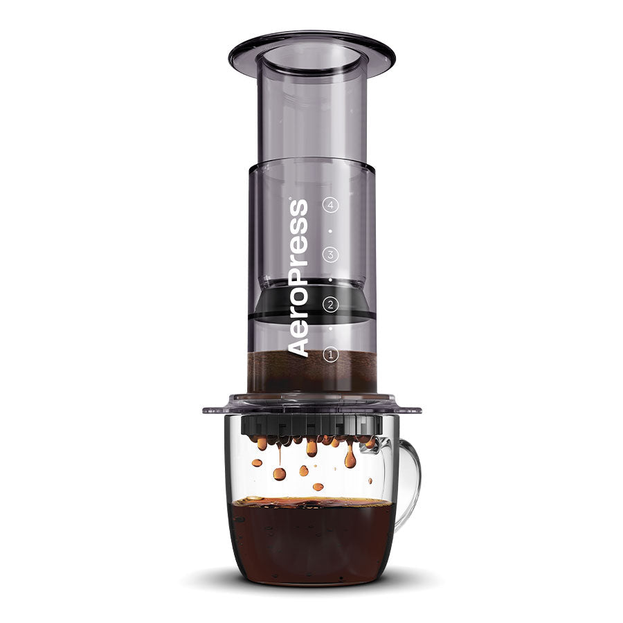 AeroPress Coffee Maker Clear Kaffeebereiter, inkl. 100 Filtern