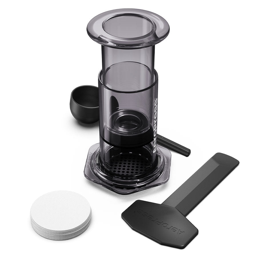 AeroPress Coffee Maker Clear Kaffeebereiter, inkl. 100 Filtern