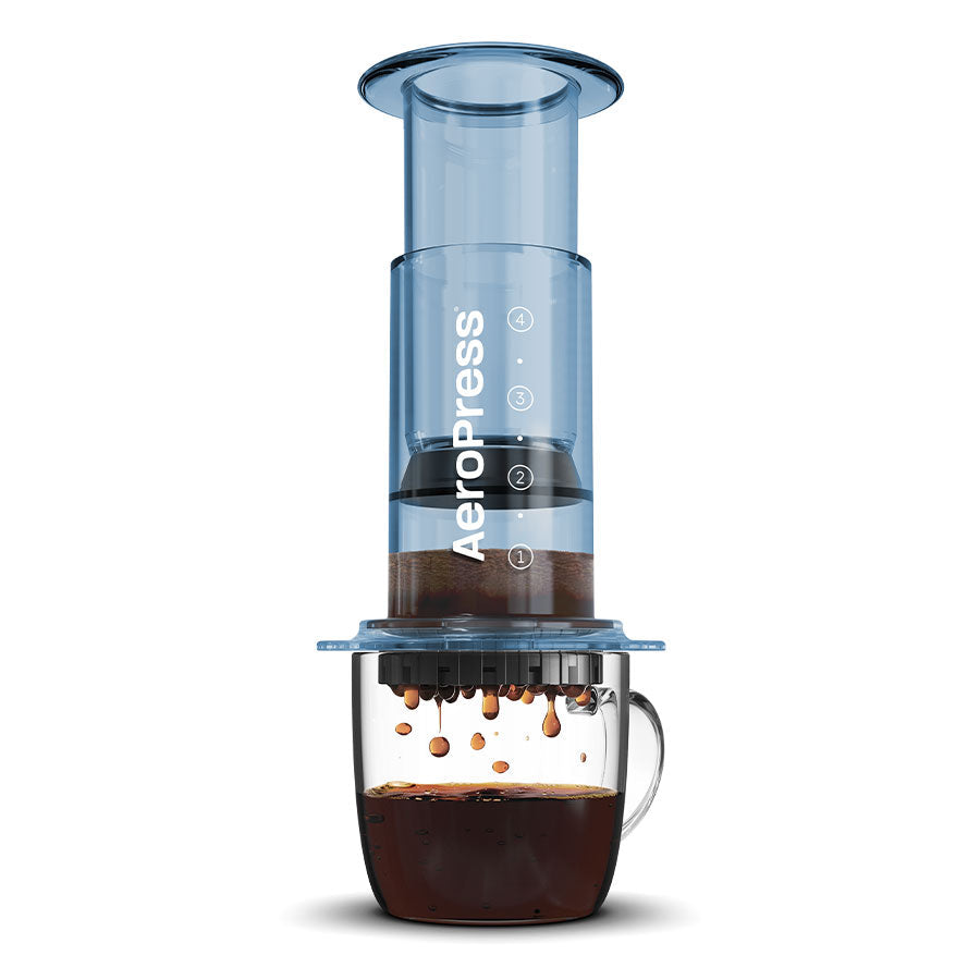 AeroPress Coffee Maker Clear Kaffeebereiter, inkl. 100 Filtern