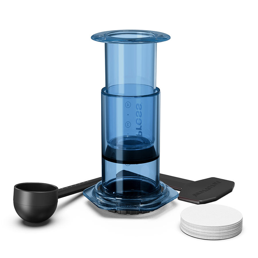 AeroPress Coffee Maker Clear Kaffeebereiter, inkl. 100 Filtern