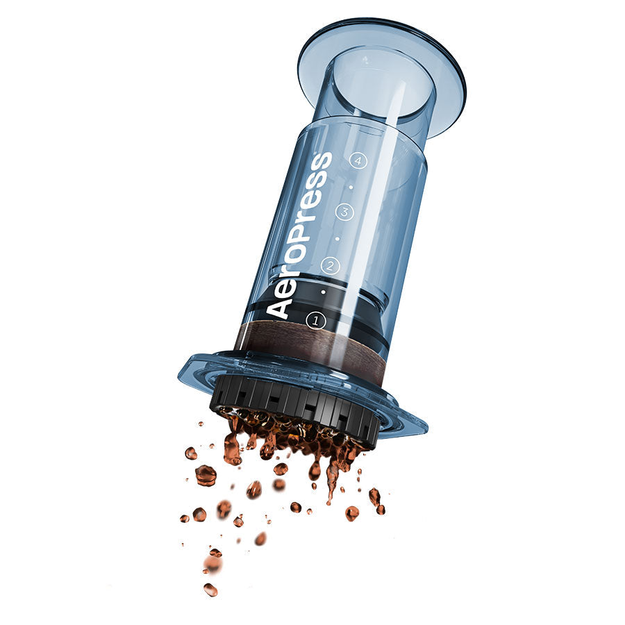AeroPress Coffee Maker Clear Kaffeebereiter, inkl. 100 Filtern