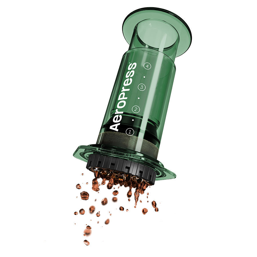 AeroPress Coffee Maker Clear Kaffeebereiter, inkl. 100 Filtern