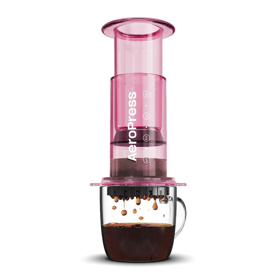 AeroPress Coffee Maker Clear Kaffeebereiter, inkl. 100 Filtern