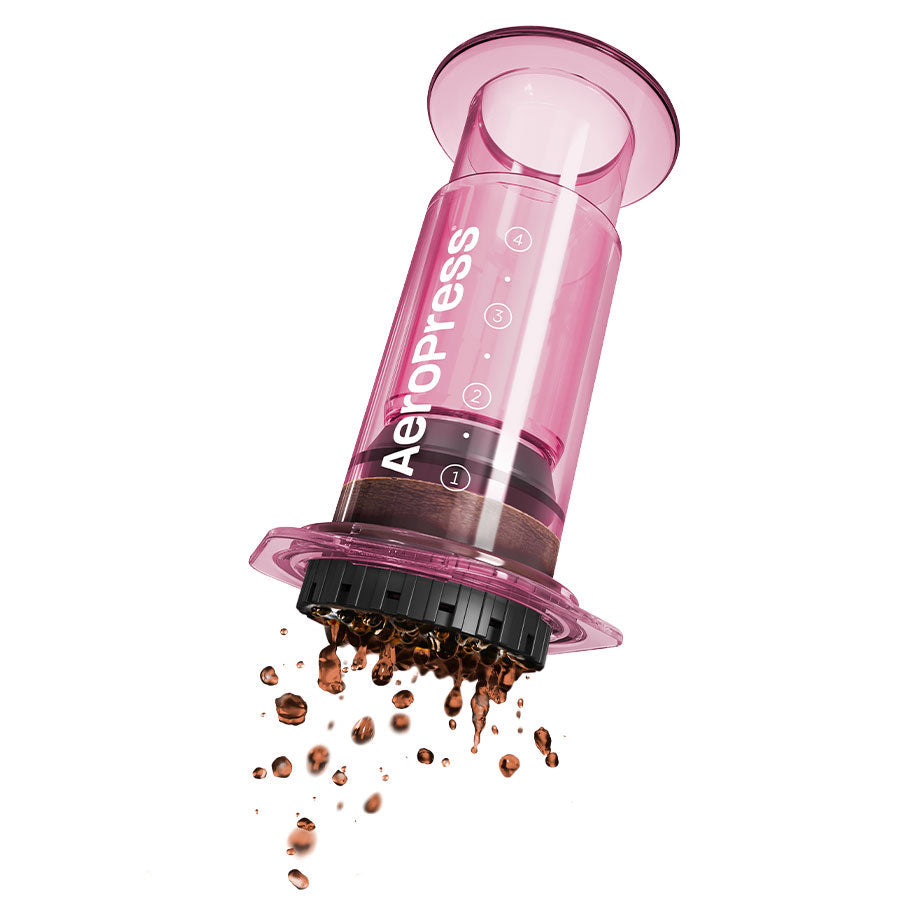 AeroPress Coffee Maker Clear Kaffeebereiter, inkl. 100 Filtern