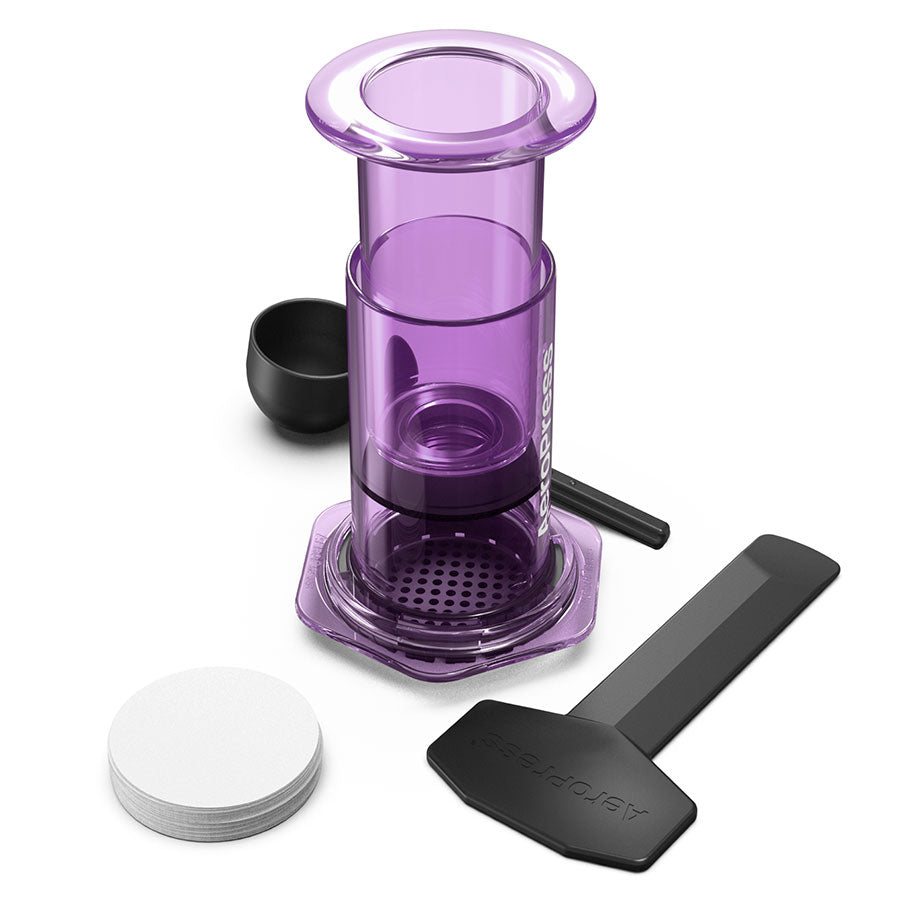 AeroPress Coffee Maker Clear Kaffeebereiter, inkl. 100 Filtern
