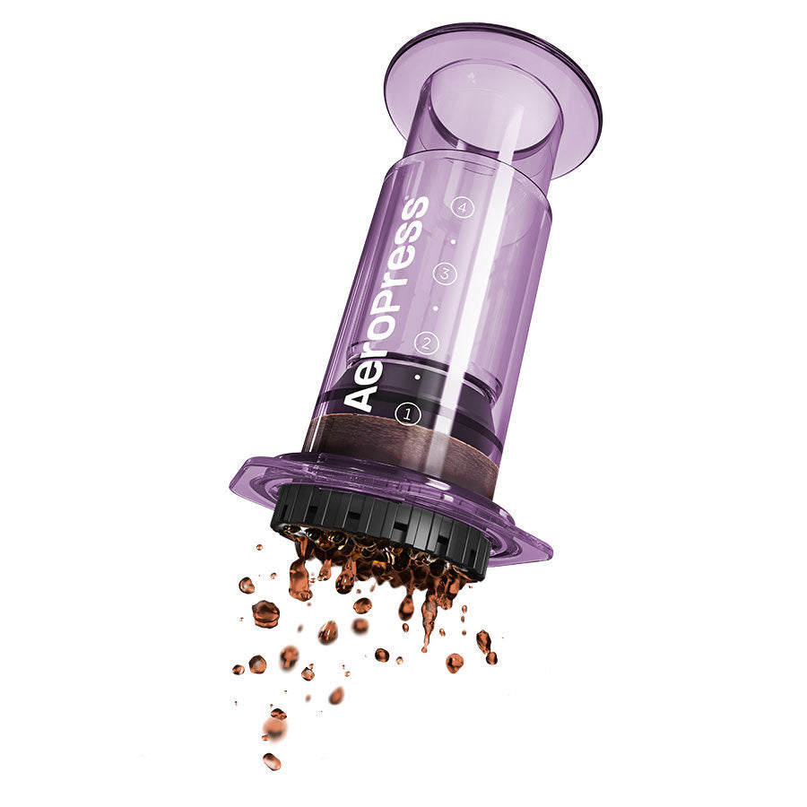 AeroPress Coffee Maker Clear Kaffeebereiter, inkl. 100 Filtern