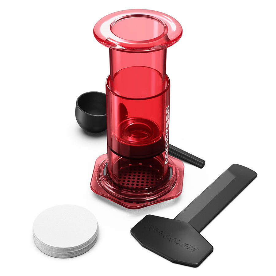 AeroPress Coffee Maker Clear Kaffeebereiter, inkl. 100 Filtern