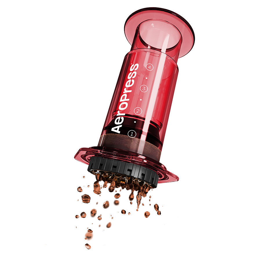AeroPress Coffee Maker Clear Kaffeebereiter, inkl. 100 Filtern
