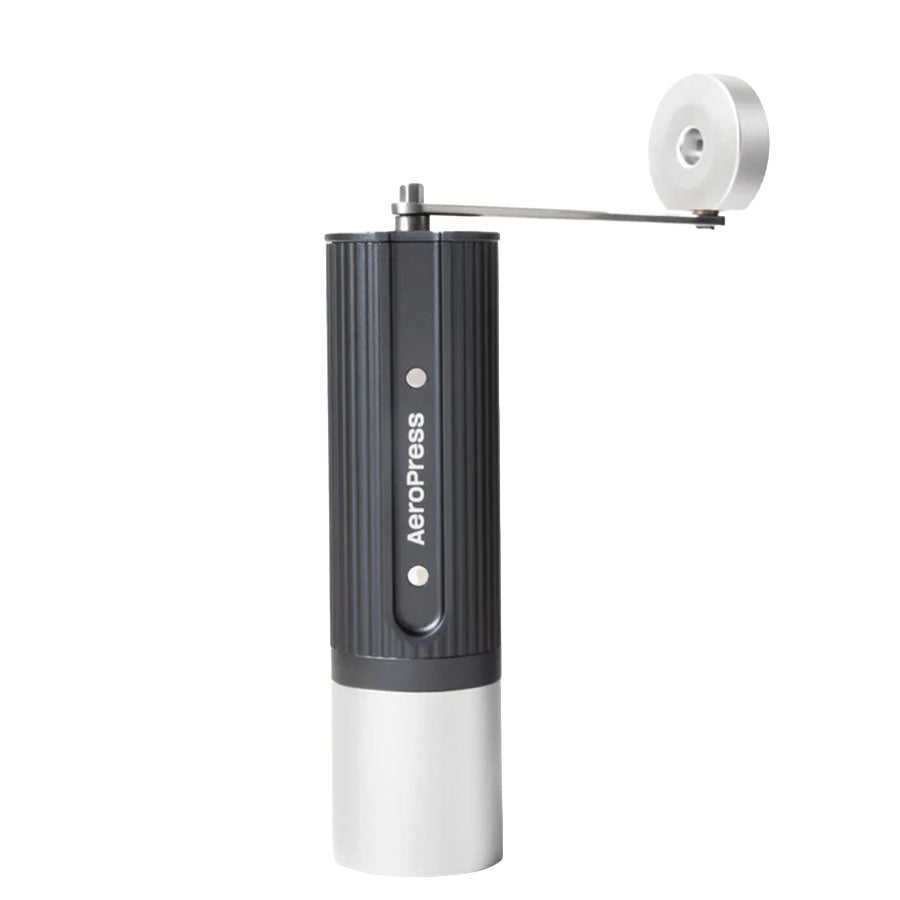 AeroPress Kaffeemühle mit ergonomischer Handkurbel, für 25g Bohnen, 60+ Mahlgrade