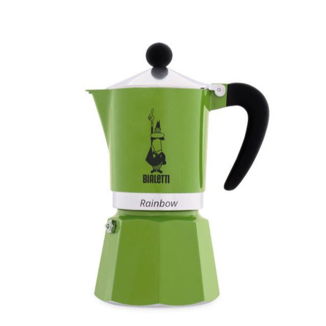 Bialetti Rainbow Espressokocher 3 Tassen, 130 ml