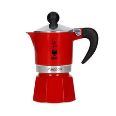 Bialetti Rainbow Espressokocher 3 Tassen, 130 ml