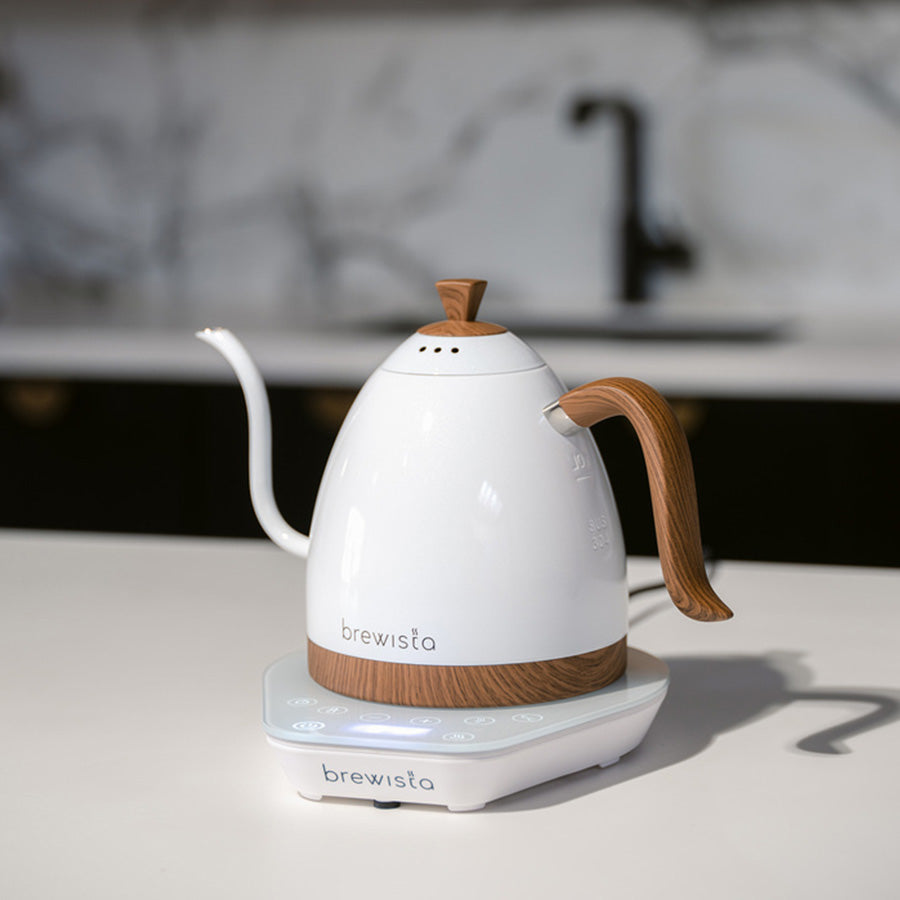 Brewista Wasserkocher Artisan Gooseneck Kettle - Pearl White/White Base