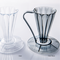 CAFEC Flower Dripper Deep 27 Handfilter und Barista Onlinekurs Bundle + GRATIS Deep 27 Filter