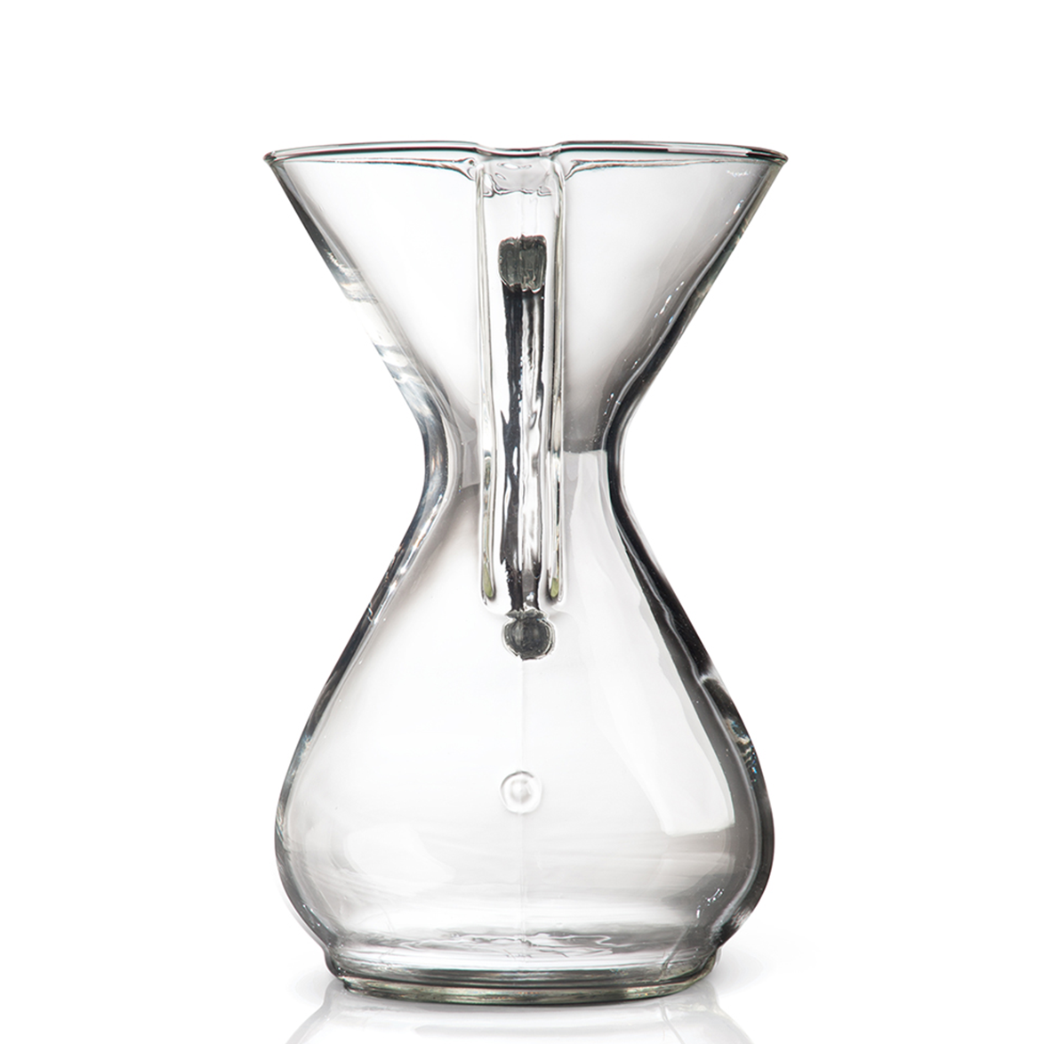 Chemex Kaffeekaraffe aus Glas mit Glasgriff für 6 Tassen