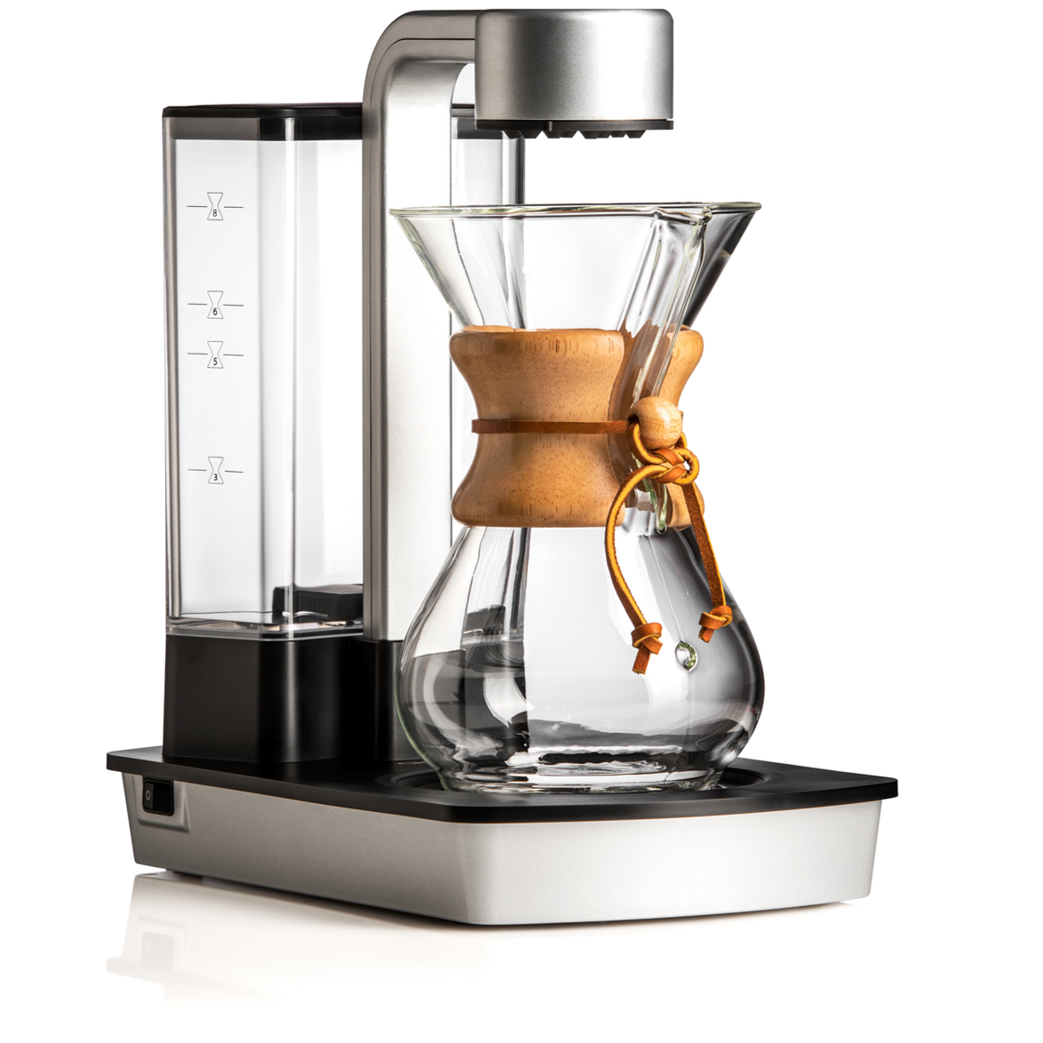 Chemex Ottomatic 2.0 Coffee Maker Filterkaffeemaschine inkl. Chemex Glaskaraffe 6 Tassen