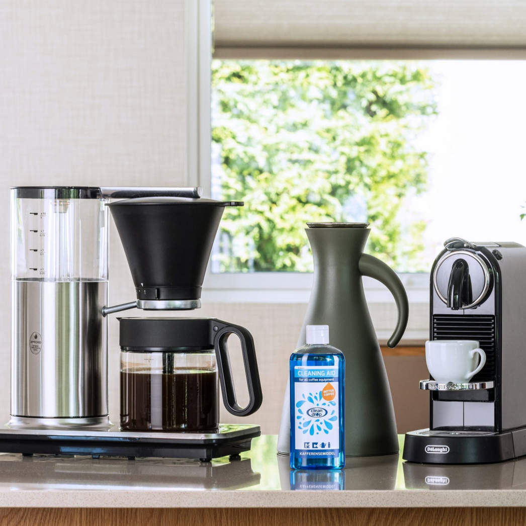 Clean Drop Reiniger, Flüssiges Reinigungsmittel für Moccamaster-Filterkaffeemaschinen 250 ml