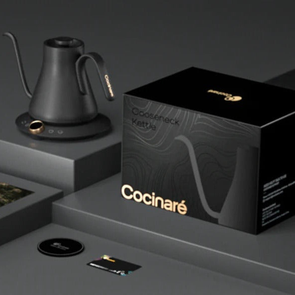 Cocinare Flow Gooseneck Kettle M9 Wasserkocher elektrisch, 0,9 l