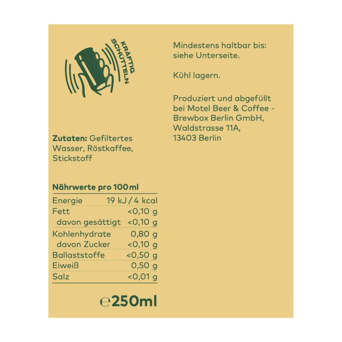 Coffee Circle Nitro Cold Brew 250 ml