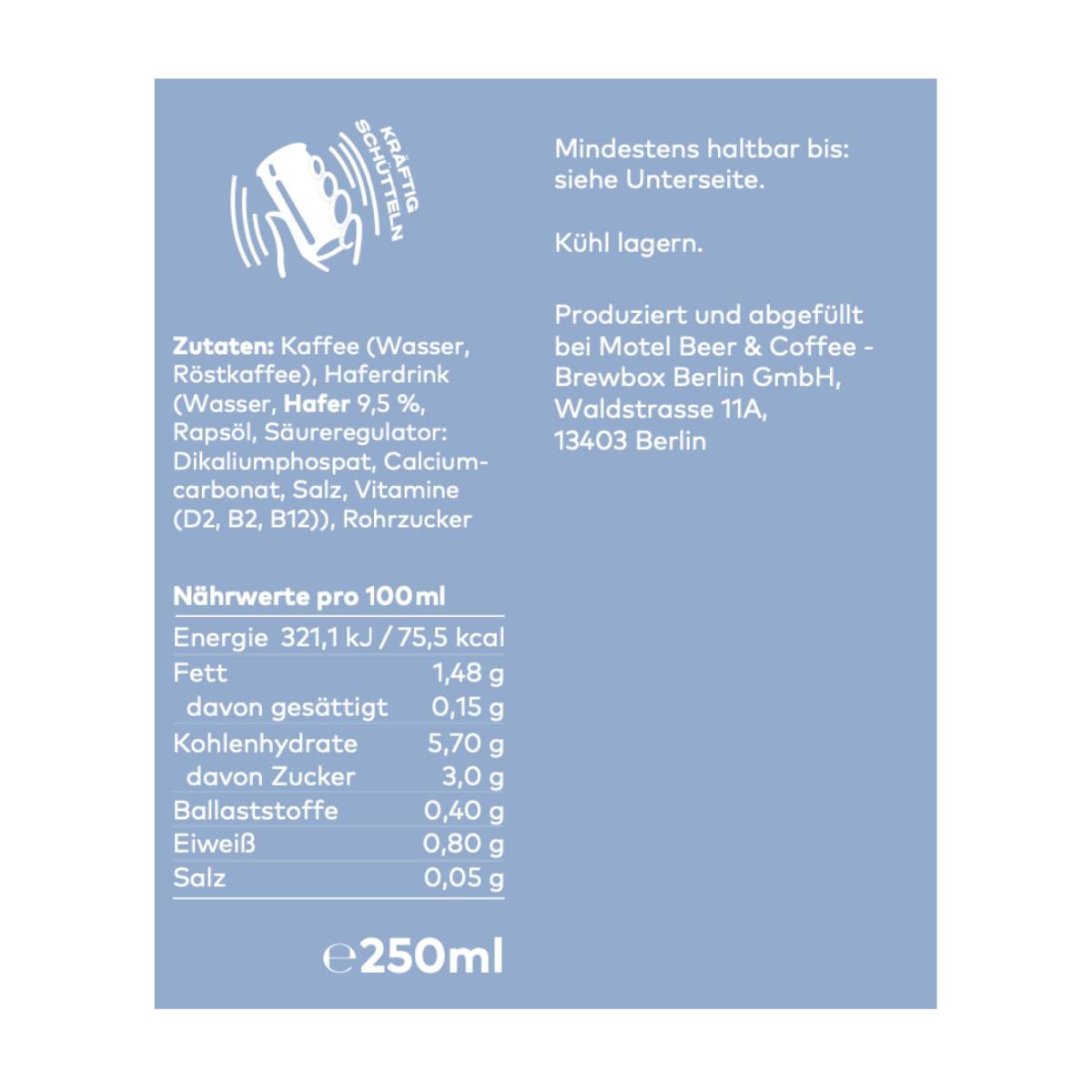 Coffee Circle Nitro Cold Brew Latte 250 ml