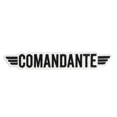 Comandante Patch Logo