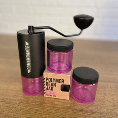 Comandante Polymer Bean Jar Bohnenbehälter mit Deckel Pink