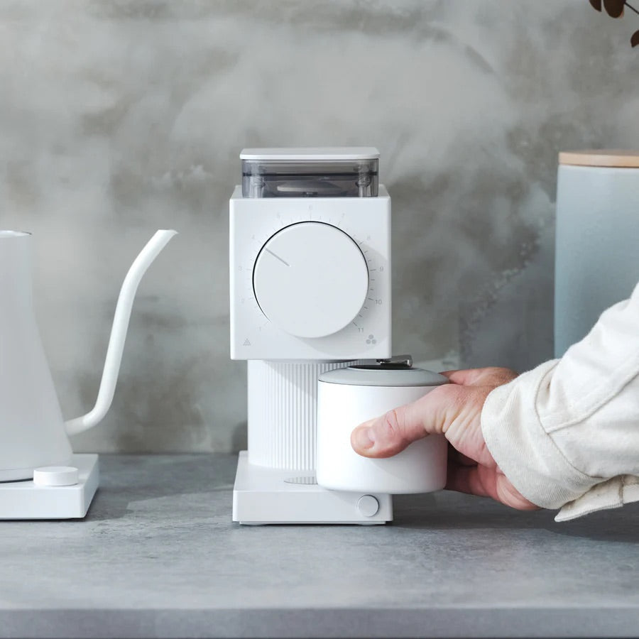 Fellow Ode Brew Grinder elektrische Kaffeemühle, matt-weiß - B-Ware (neu, unbenutzt)