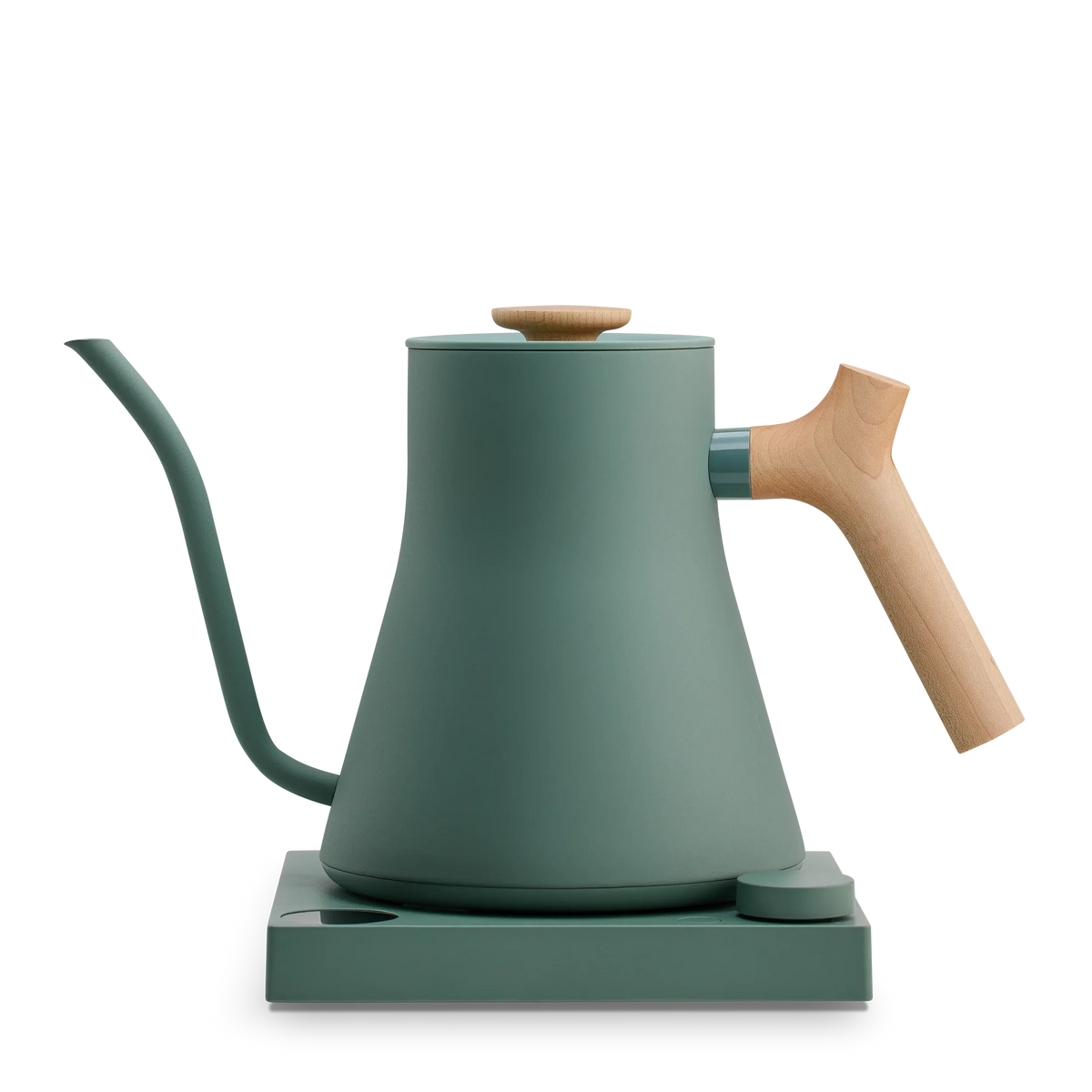 Fellow Stagg EKG Pro Wasserkocher elektrisch Smoke Green + Maple, 0,9 l