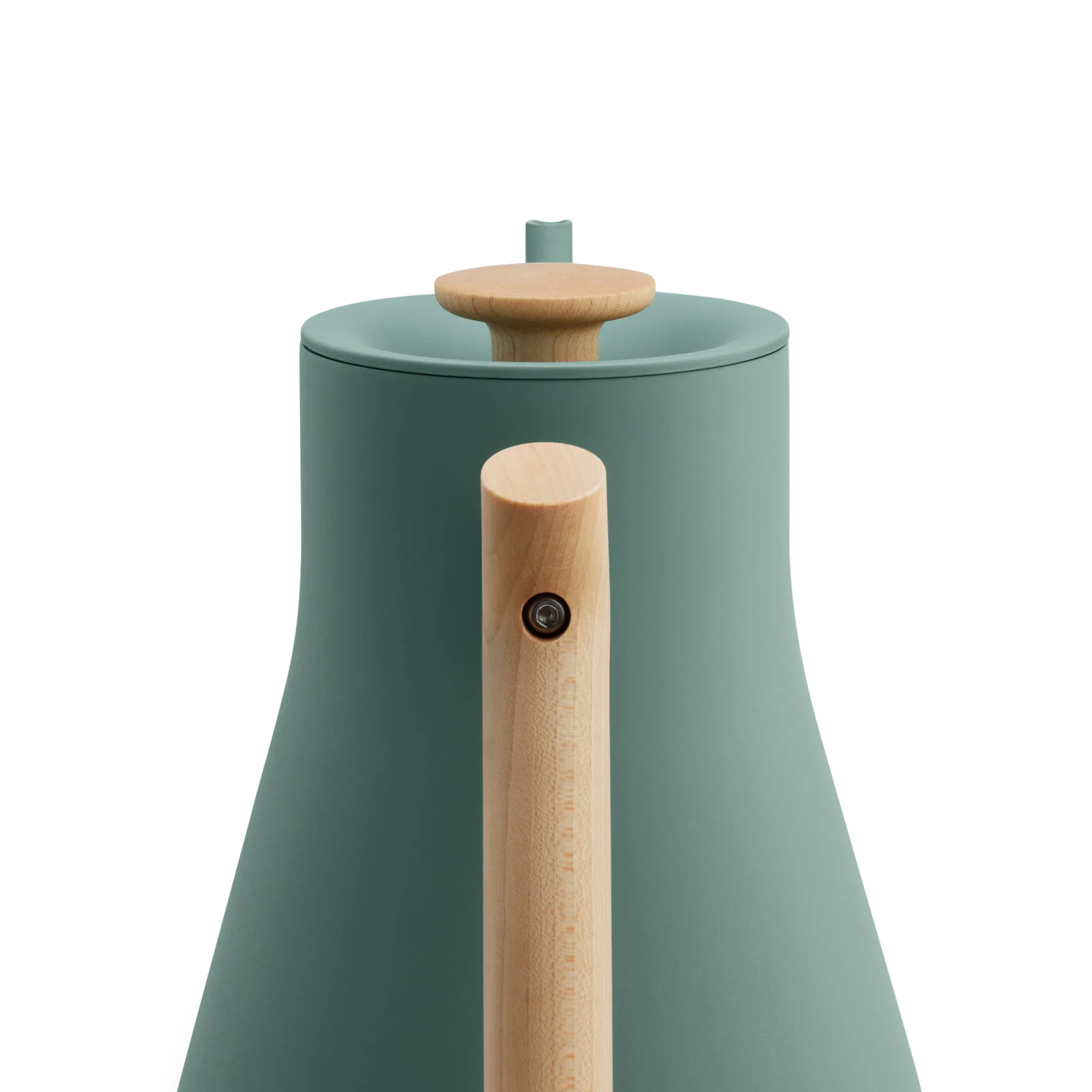 Fellow Stagg EKG Pro Wasserkocher elektrisch Smoke Green + Maple, 0,9 l