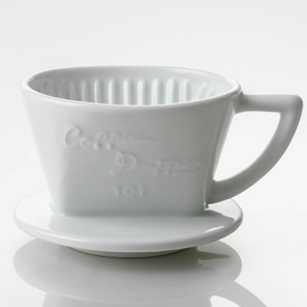 CAFEC Handfilter Arita Trapezoid Dripper White - Made in Japan