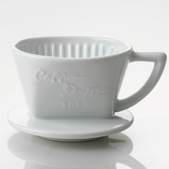 CAFEC Handfilter Arita Trapezoid Dripper White - Made in Japan