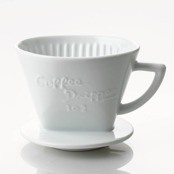 CAFEC Handfilter Arita Trapezoid Dripper White - Made in Japan