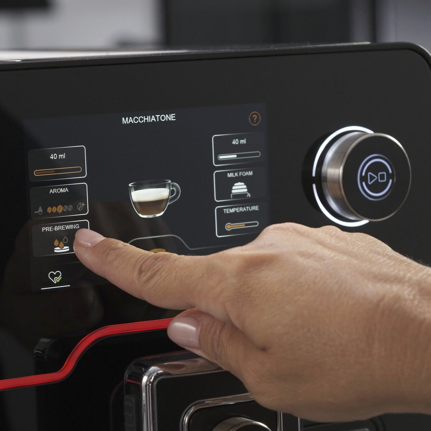 Gaggia Accademia Kaffeevollautomat (Black Glass) mieten mtl.