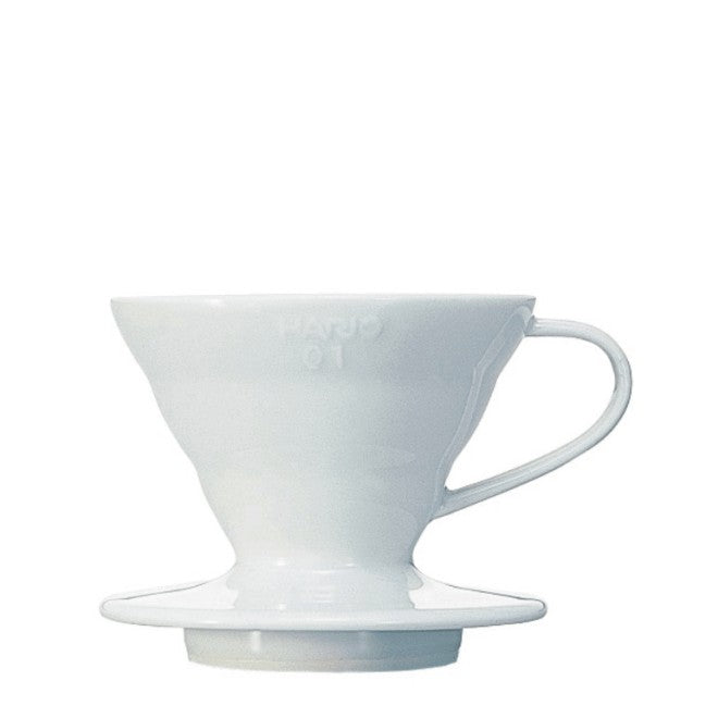 Hario V60 Coffee Dripper Filter aus Porzellan Gr. 01, weiß