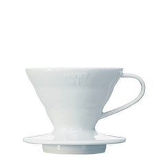 Hario V60 Coffee Dripper Filter aus Porzellan Gr. 01, weiß