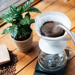 Hario V60 Coffee Dripper Filter aus Porzellan Gr. 02, weiß - B-Ware (neu, unbenutzt)