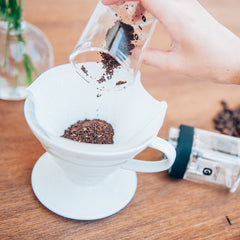 Hario V60 Coffee Dripper Filter aus Porzellan Gr. 02, weiß - B-Ware (neu, unbenutzt)