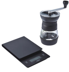 Hario Drip Scale Waage und Kaffeemühle Hario Skerton Pro - Barista Set