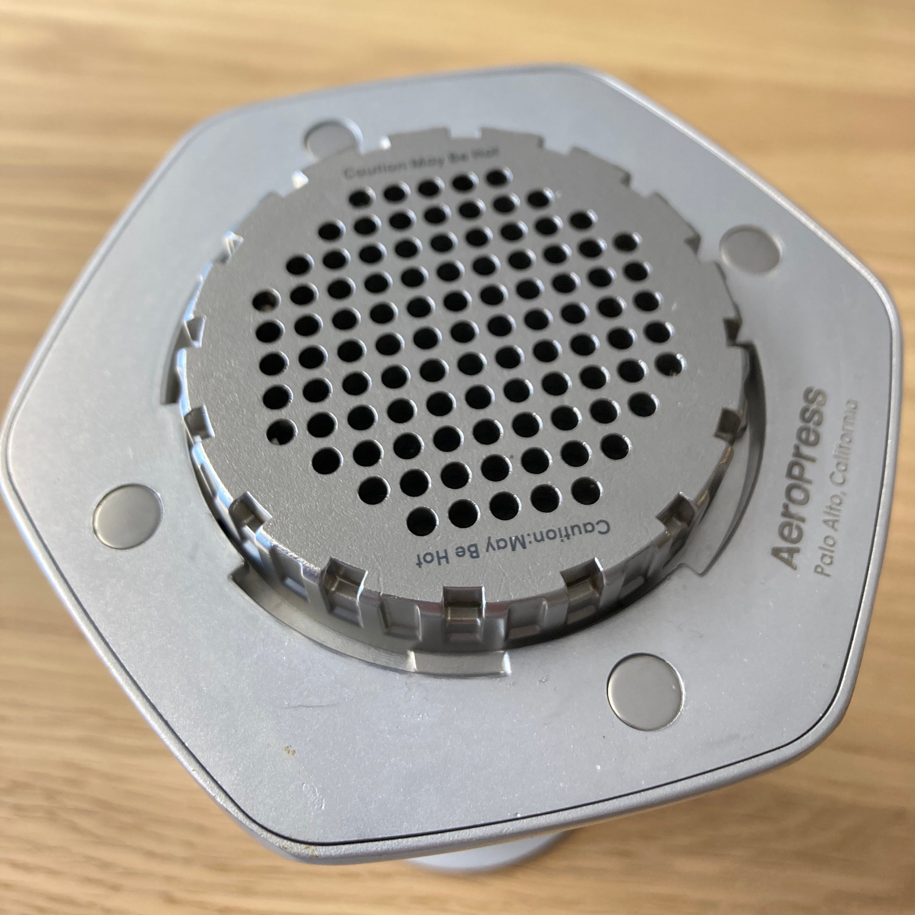 AeroPress Premium Coffee Press, Kaffeebereiter aus Glas und Edelstahl - gebraucht