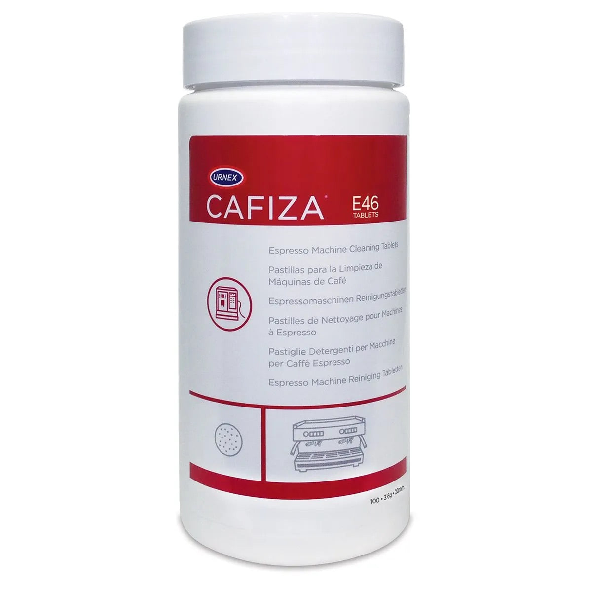 Cafiza Espressomaschinen-Reiniger Cleaning Tablets E46, 100x3,6g
