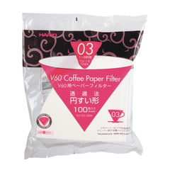 Hario Papierfilter V60 Gr. 03, 100 Stück - Japan Import - VCF-03-100W