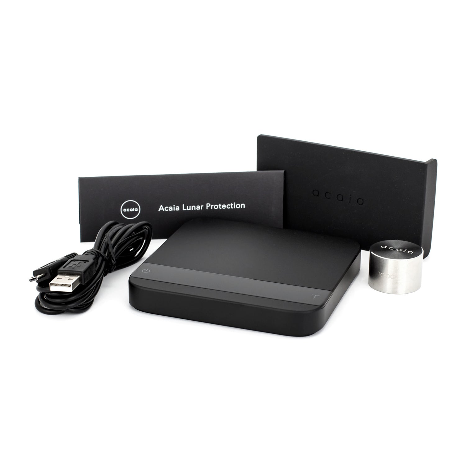 Acaia Lunar Digitale Waage mit Bluetooth, schwarz - B-Ware